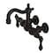 Kingston Brass CA1001T5 3-3/8" Tub Wall Mount Clawfoot Tub Faucet, Oil Rubbed Bronze CA1001T5 - alternate 1